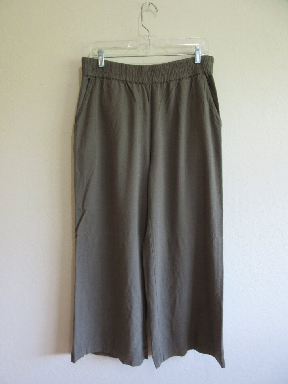 MARINE LAYER Green L Wide Leg Casual Pants